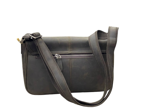 Sovereign Leather Bag: Timeless Utility- Grey