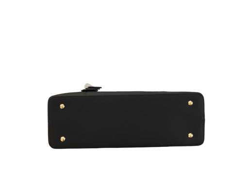 Classic Trapezoid Tote Bag- Black