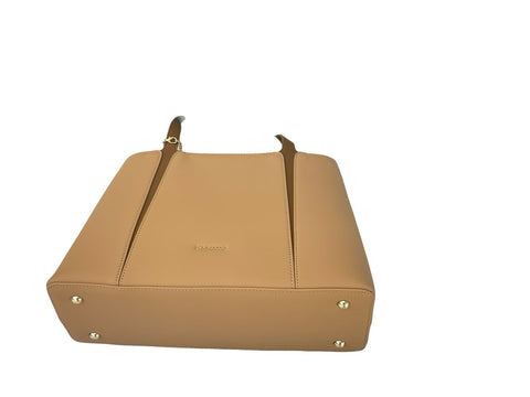 Classic Canvas Handbag- Brown