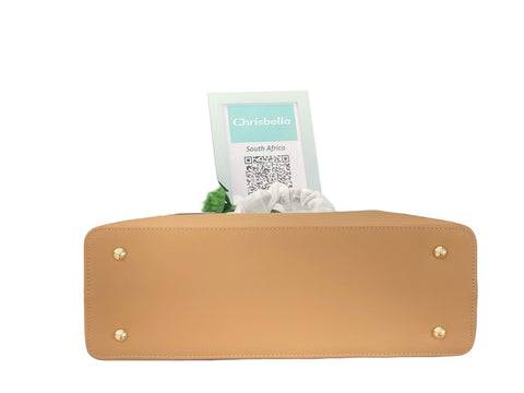 Classic Canvas Handbag- Brown