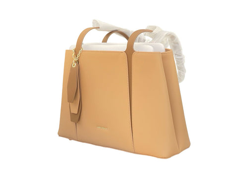 Classic Canvas Handbag- Brown