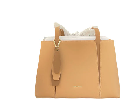 Classic Canvas Handbag- Brown