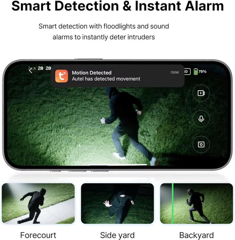 4-Camera Solar Security System with 2K Wireless Hub, AI Motion & Night Vision