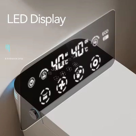Modern Intelligent Smart Bidet Toilet with Digital Display