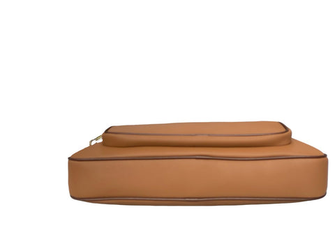 Professional Faux-Leather Laptop Briefcase- Brown