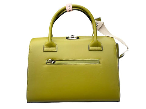 BAGCO Luxe Dual-Tone Structured Classic- Green