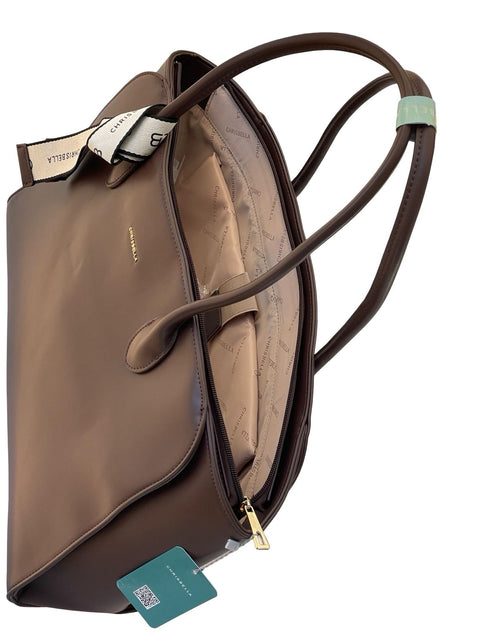 Chrisbella Ultra‑Capacity Executive HUGE Dark Brown Tote Bag