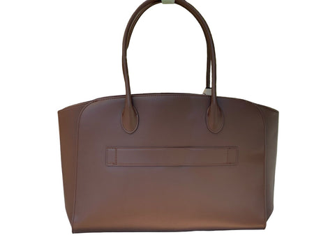 Chrisbella Ultra‑Capacity Executive HUGE Dark Brown Tote Bag