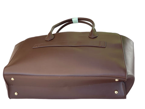 Chrisbella Ultra‑Capacity Executive HUGE Dark Brown Tote Bag