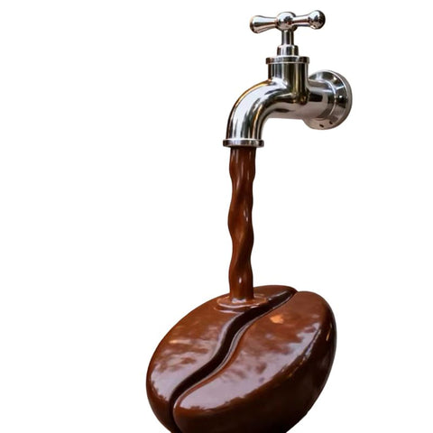 Custom Fiberglass Food Sculpture | Artistic Coffee Bean & Dessert Decor