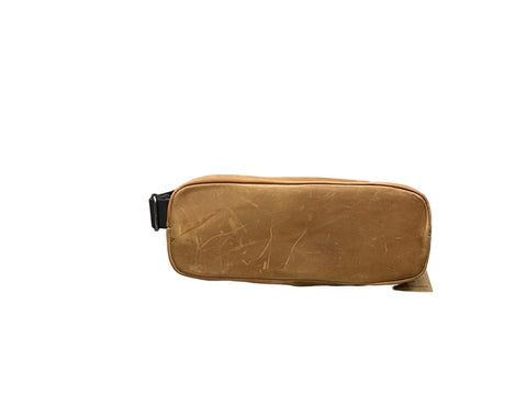 Vintage Tan Leather Crossbody Sling Bag