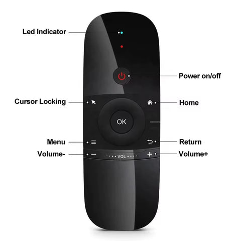 C120 Wireless Mini Air Mouse Keyboard & Remote Control
