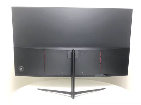 Curved LED Gaming Monitor with V-Shaped Stand & Joystick Control