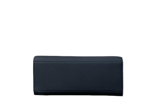 BAGCO Elegant Faux Leather Top-Handle Handbag (Black)