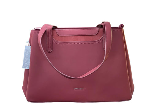 CHRISBELLA Elegant Women's Shoulder Bag (Red)