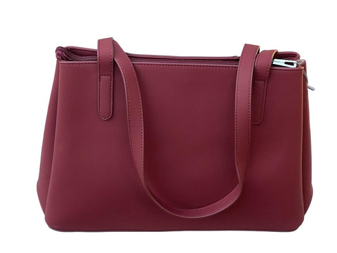 CHRISBELLA Elegant Women's Shoulder Bag (Red)