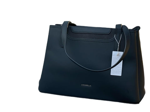 CHRISBELLA Elegant Women's Shoulder Bag (Black)