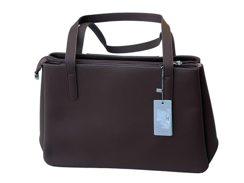 CHRISBELLA Elegant Women's Shoulder Bag (Dark Brown)