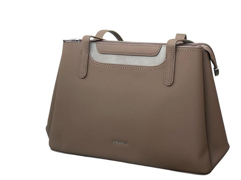 CHRISBELLA Elegant Women's Shoulder Bag (Light Brown)