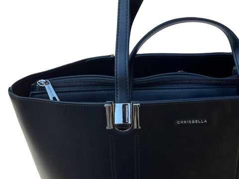 CHRISBELLA Elegant Women's Tote Bag (Dark Blue)