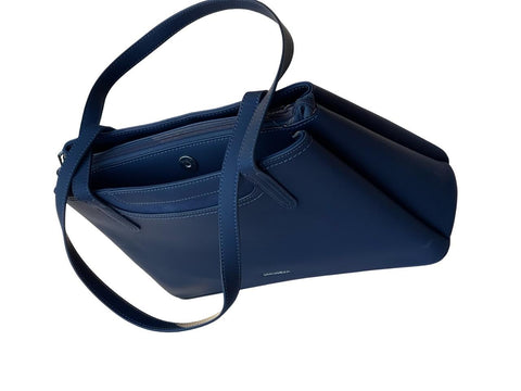 CHRISBELLA Elegant Women's Shoulder Bag (Dark Blue)