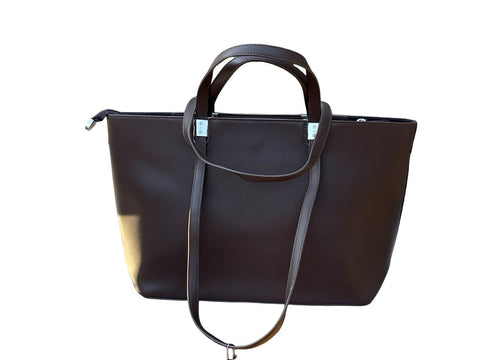 CHRISBELLA Elegant Women's Tote Bag (Dark Brown)