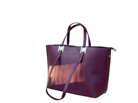 CHRISBELLA Elegant Women's Tote Bag (Purple)