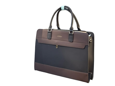 Chrisbella Elegant Women's Laptop Bag (Brown)