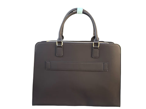 Chrisbella Elegant Women's Laptop Bag (Brown)