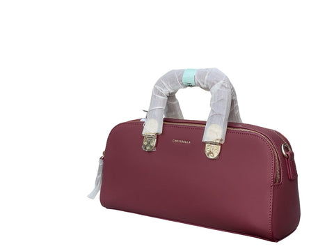 CHRISBELLA Luxe Gift-Ready Top Handle Bag (Red)