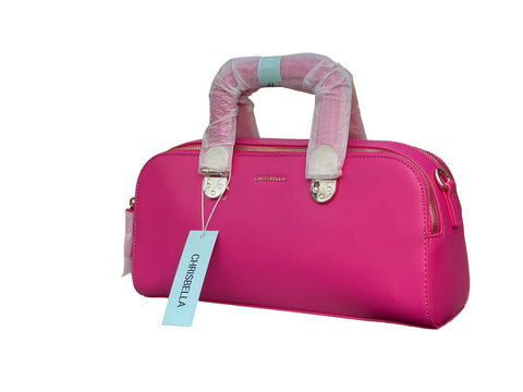 CHRISBELLA Luxe Gift-Ready Top Handle Bag (Pink)