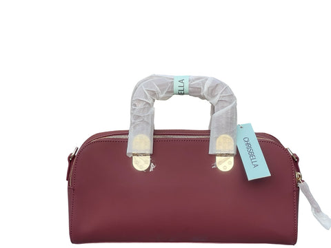 CHRISBELLA Luxe Gift-Ready Top Handle Bag (Red)