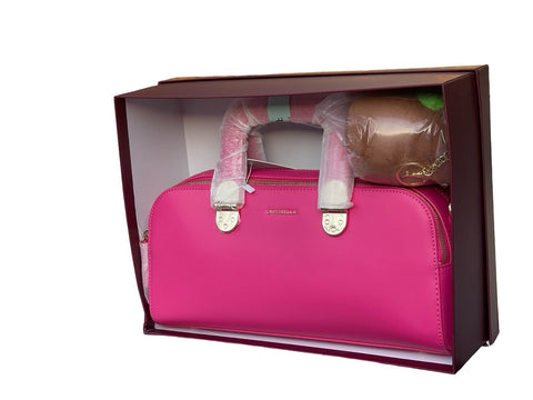 CHRISBELLA Luxe Gift-Ready Top Handle Bag (Pink)