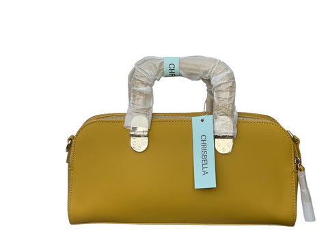 CHRISBELLA Luxe Gift-Ready Top Handle Bag (Gold)