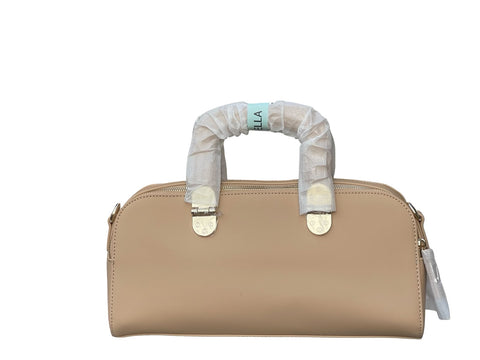 CHRISBELLA Luxe Gift-Ready Top Handle Bag (Light Brown)