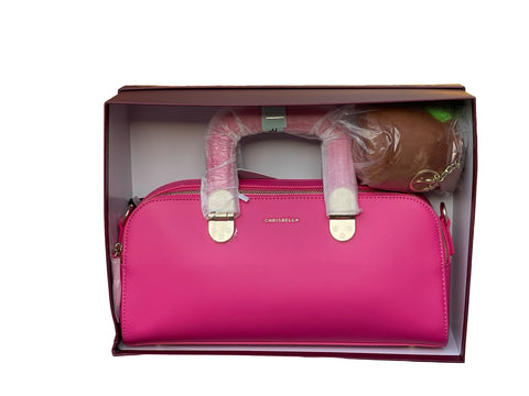 CHRISBELLA Luxe Gift-Ready Top Handle Bag (Pink)