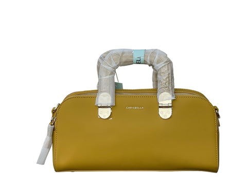 CHRISBELLA Luxe Gift-Ready Top Handle Bag (Gold)