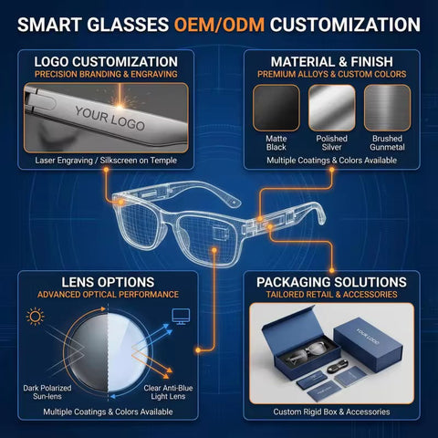 Chromoscope Smart Audio Glasses with Photochromic Lenses