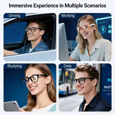 Chromoscope Smart Audio Glasses with Photochromic Lenses