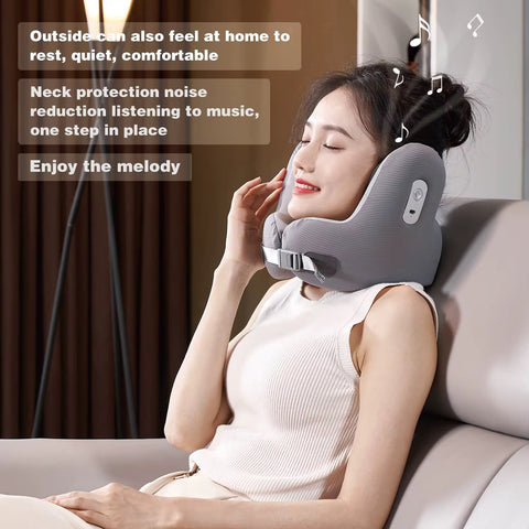 Smart Bluetooth Ergonomic Travel Neck Pillow