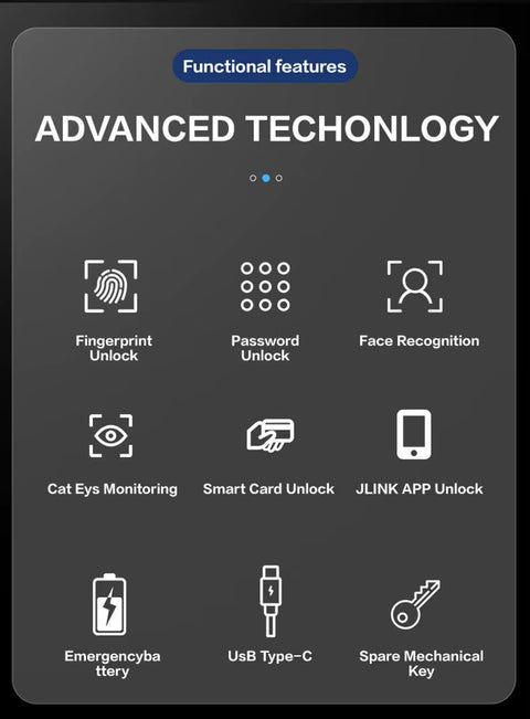 Smart Door Lock with 3D Face Recognition & Video Intercom
