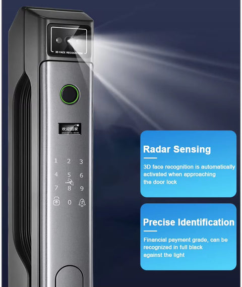 Smart Door Lock with 3D Face Recognition & Video Intercom