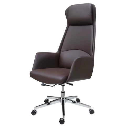 High-Back Ergonomic Leather Executive Office Chair