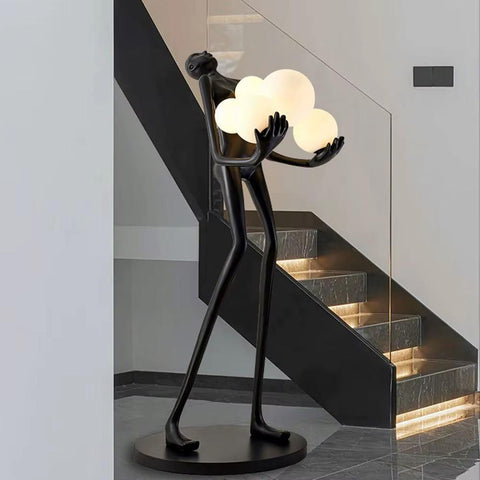 Modern Abstract Figural Cloud Floor Lamp