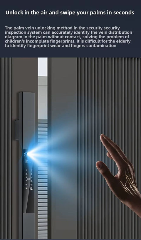 3D Face Recognition Smart Door Lock with Tuya App Control