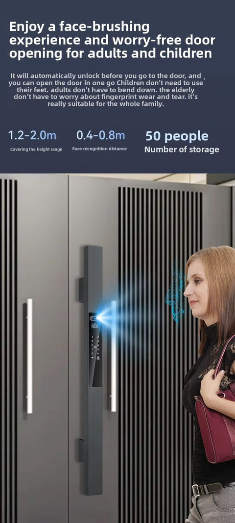3D Face Recognition Smart Door Lock with Tuya App Control