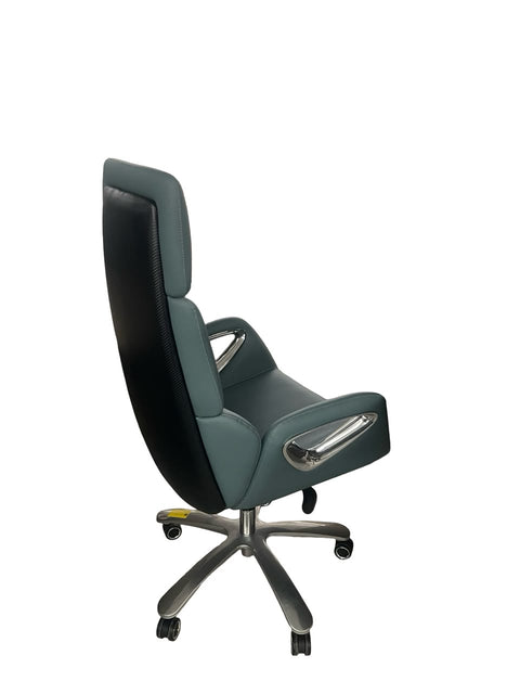 Modern High-Back Executive Chair with Segmented Cushioning