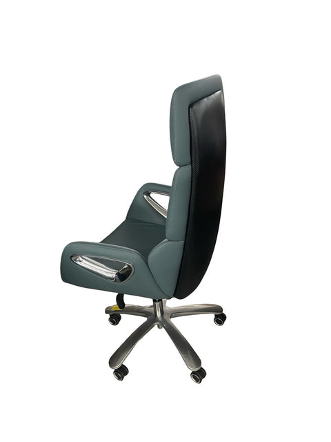 Modern High-Back Executive Chair with Segmented Cushioning