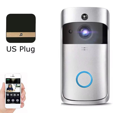 VisionGuard HD Smart Wireless Video Doorbell- Silver