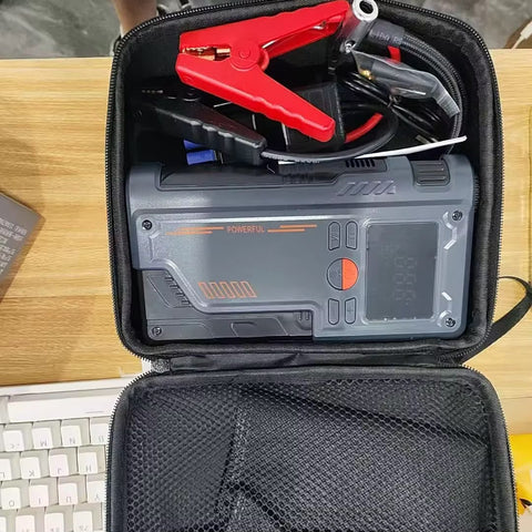 VoltBoost 4-in-1 Portable Car Jump Starter- Black